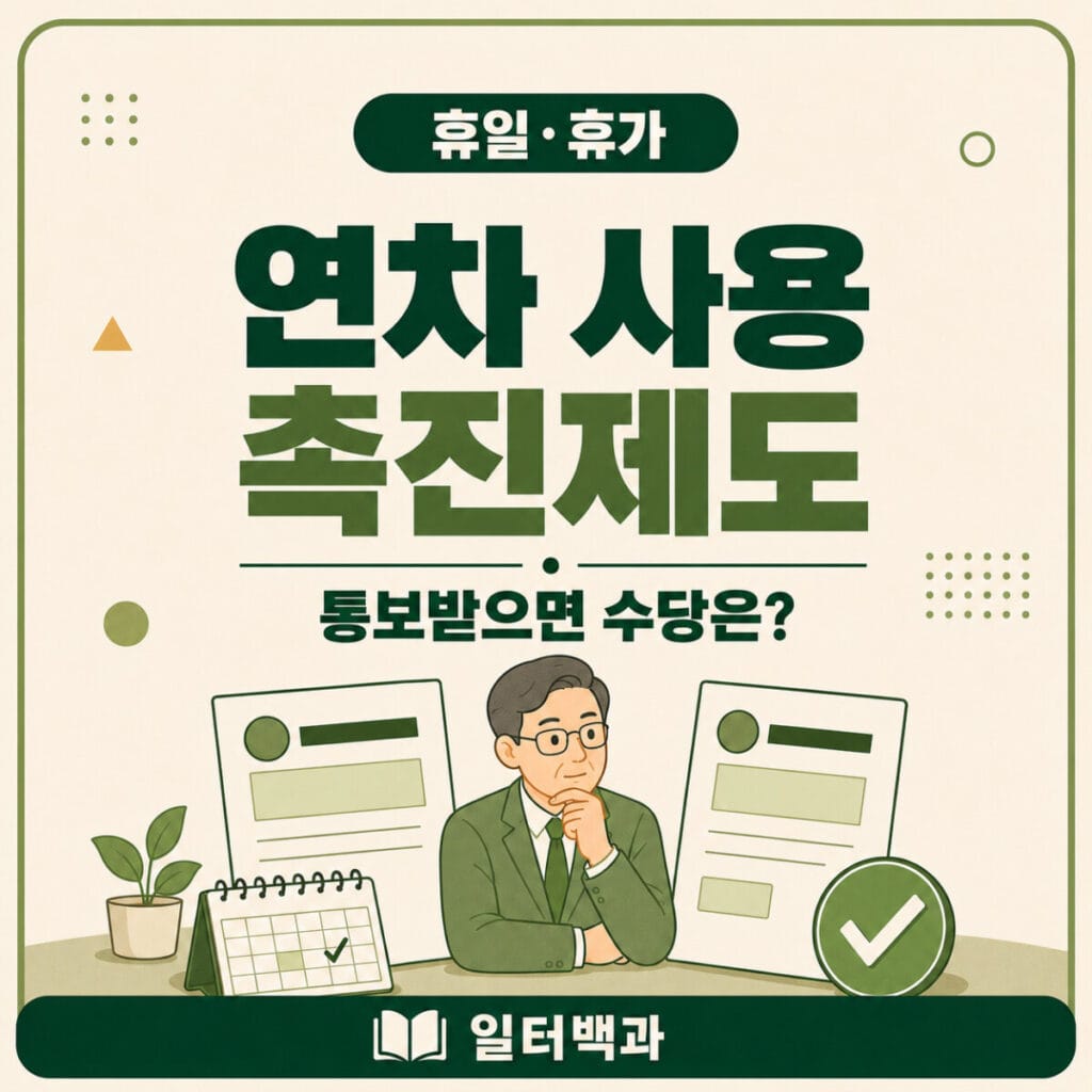 연차 사용촉진제도 절차와 미사용 연차수당 지급조건 안내