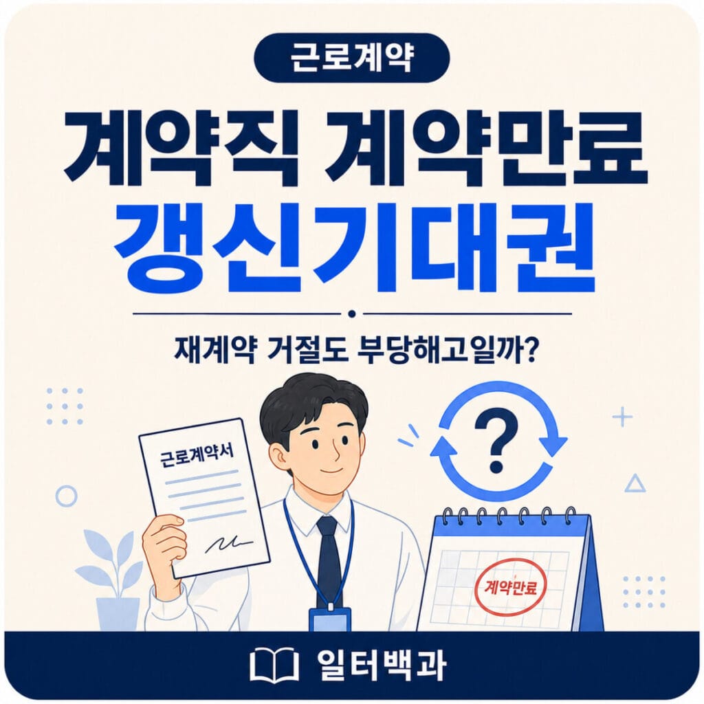 계약직 계약만료와 갱신기대권 및 재계약 거절 대응 안내