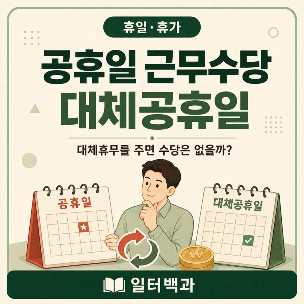 공휴일 근무수당 얼마 받을까? 1.5배·2.5배 계산부터 대체휴무까지